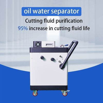 Macchina di recupero dell'olio galleggiante a scrematore di olio di raffreddamento CNC continuo