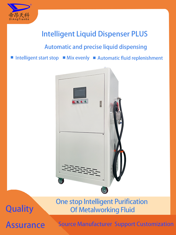 Distributore di fluido da taglio per lavorazione dei metalli, design resistente alla corrosione, fluidi compatibili, refrigeranti, sistema di erogazione fluidi per uso industriale