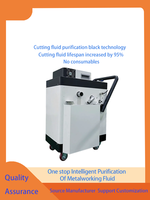 Separatore di olio refrigerante CNC bianco latte e nero con alimentatore 220V 50Hz o 110V 60Hz e valore di ozono 500mg M3 per la separazione dell'olio